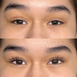 Lashmi - Before and after of Keratin Lash Lift