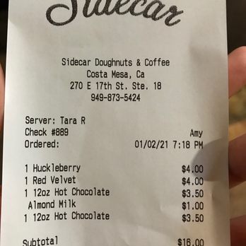 Sidecar Doughnuts & Coffee - Donuts Near Me - Costa Mesa, California