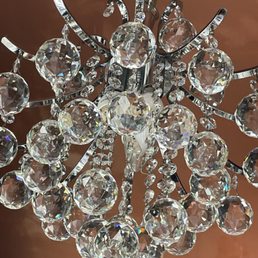Crystal clear chandeliers