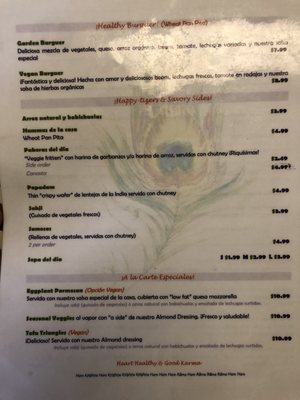 Menu photo 1 Govinda's Veggie Garden San Juan, PR Menu photo 1 Govinda's Veggie Garden San Juan, PR