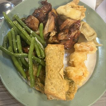 Lin's Grand Buffet - Bourbon chicken, spring roll, crab Rangoon, green beans, jalapeño chicken - Pan Asian Near Me - Houston, Texas Lin's Grand Buffet - Bourbon chicken, spring roll, crab Rangoon, green beans, jalapeño chicken - Pan Asian Near Me - Houston, Texas