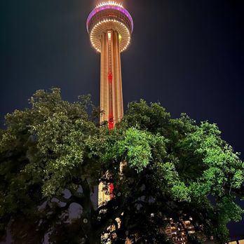 Chart House - Chart House sits atop the Tower of the Americas just under the purple lights! - Seafood Near Me - San Antonio, Texas