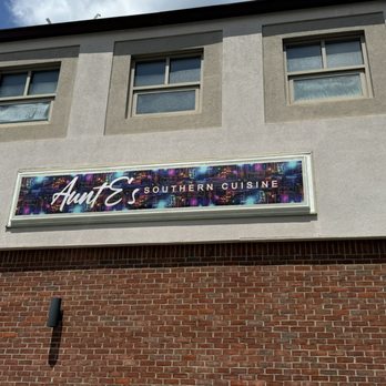 Aunt E’s Southern Cuisine - Building signage - Chicken Wings Near Me - Greensboro, North Carolina Aunt E’s Southern Cuisine - Building signage - Chicken Wings Near Me - Greensboro, North Carolina