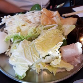 Shabuya - So many veggie and sea food options at the self serve bar! - Soup Near Me - Milpitas, California Shabuya - So many veggie and sea food options at the self serve bar! - Soup Near Me - Milpitas, California
