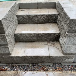 Four Square Landscaping - Block stairs