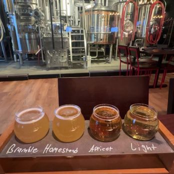 Iron Hill Brewery & Restaurant - Beer flight! The apricot was my favorite. - New American Near Me - Whitehall, Pennsylvania Iron Hill Brewery & Restaurant - Beer flight! The apricot was my favorite. - New American Near Me - Whitehall, Pennsylvania
