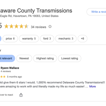 Delaware County Transmissions - Transmission Repair Near Me - Havertown, Pennsylvania Delaware County Transmissions - Transmission Repair Near Me - Havertown, Pennsylvania