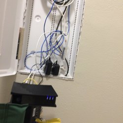 Spectrum - Equipment installed & left for me to figure out how to fit it in the box