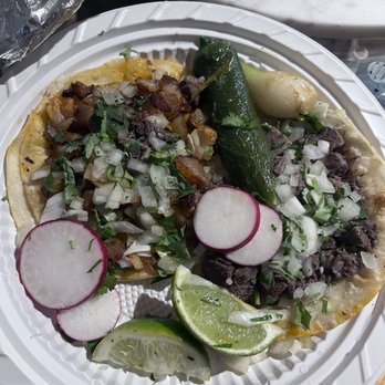 El Cabrito Mexican Grill - Beef tongue and pork skin tacos. - Mexican Near Me - Pasadena, Maryland