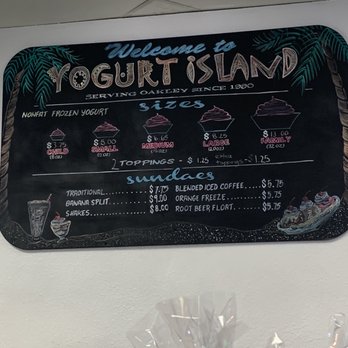 Yogurt Island - Sizes and prices - Ice Cream & Frozen Yogurt Near Me - Oakley, California Yogurt Island - Sizes and prices - Ice Cream & Frozen Yogurt Near Me - Oakley, California
