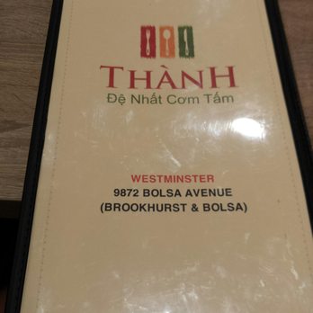 Com Tam Thanh - Menu - Vietnamese Near Me - Westminster, California Com Tam Thanh - Menu - Vietnamese Near Me - Westminster, California