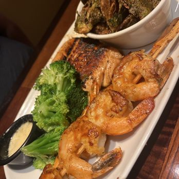 LongHorn Steakhouse - 7oz. LongHorn Salmon with 8ct. Redrock Grilled Shrimp - Steakhouses Near Me - Bethlehem, Georgia LongHorn Steakhouse - 7oz. LongHorn Salmon with 8ct. Redrock Grilled Shrimp - Steakhouses Near Me - Bethlehem, Georgia