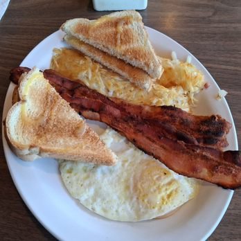 Lucy's Cafe - This was someone else's breakfast that the waitress at Lucy's Cafe put on my table. I will admit, that bacon does look good. - Mexican Near Me - Las Cruces, New Mexico Lucy's Cafe - This was someone else's breakfast that the waitress at Lucy's Cafe put on my table. I will admit, that bacon does look good. - Mexican Near Me - Las Cruces, New Mexico
