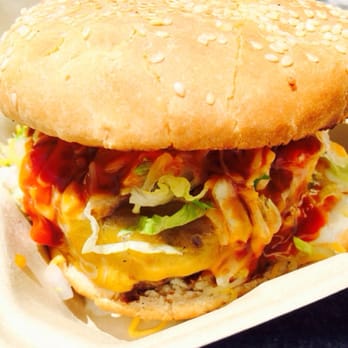 Bobcha SF - Bulgogi Burger - Marinated Beef, I Added an Egg.  Very Tasty. - Korean Near Me - San Francisco, California