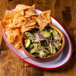 Aguachiles with chips