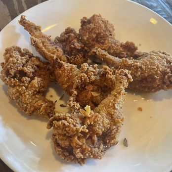 Cured - Fried Quail Legs - 50 cents each during happy hour 3-6pm - Cocktail Bars Near Me - San Antonio, Texas Cured - Fried Quail Legs - 50 cents each during happy hour 3-6pm - Cocktail Bars Near Me - San Antonio, Texas