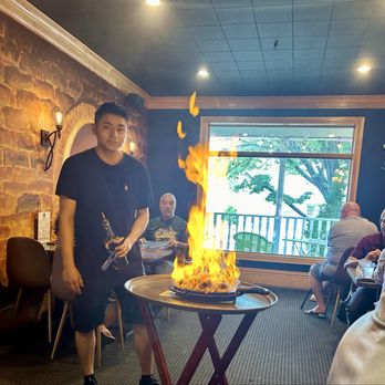 Sangria's Mexican Grill - Ordered the bacon wrapped flaming Tequila Shrimp - Mexican Near Me - Appleton, Wisconsin Sangria's Mexican Grill - Ordered the bacon wrapped flaming Tequila Shrimp - Mexican Near Me - Appleton, Wisconsin