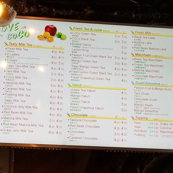CoCo Bubble Tea - Menu - Bubble Tea Near Me - Bellevue, Washington CoCo Bubble Tea - Menu - Bubble Tea Near Me - Bellevue, Washington
