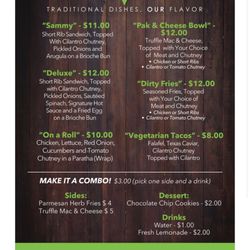 Flavour - Menu
