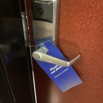 Comfort Suites Pflugerville - Austin North - Do Not Disturb sign that housekeeper put on door - Hotels Near Me - Pflugerville, Texas Comfort Suites Pflugerville - Austin North - Do Not Disturb sign that housekeeper put on door - Hotels Near Me - Pflugerville, Texas