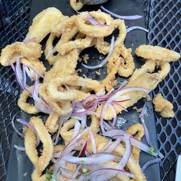 Halea with 1 clam, 2 shrimp, 3 tiny pieces of fish, no sauce. Calamari undercooked. $65 with tip. Halea with 1 clam, 2 shrimp, 3 tiny pieces of fish, no sauce. Calamari undercooked. $65 with tip.