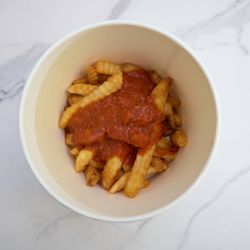 Totally Tubular - Gypsy fries topped with steak