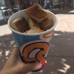 Mini cute cup up pretzel