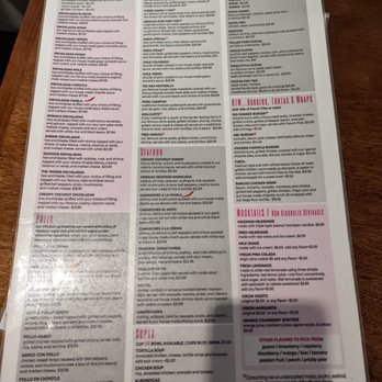Fresa Mexican Kitchen & Tequila Bar - Back of food menu. - Mexican Near Me - Everett, Washington Fresa Mexican Kitchen & Tequila Bar - Back of food menu. - Mexican Near Me - Everett, Washington