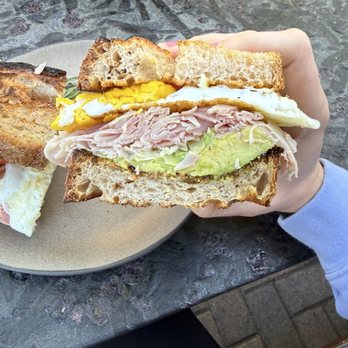 Il Giardino di Lilli - Fried egg, prosciutto, avocado, tomato panini - Coffee & Tea Near Me - San Diego, California Il Giardino di Lilli - Fried egg, prosciutto, avocado, tomato panini - Coffee & Tea Near Me - San Diego, California