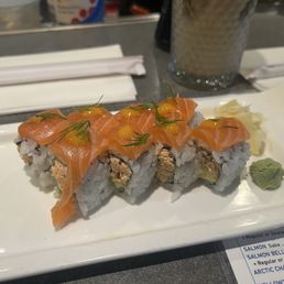 double salmon roll