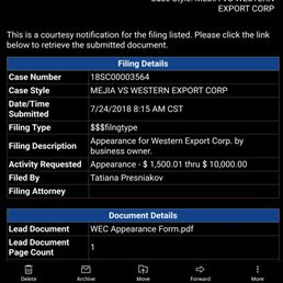 Court Case Info