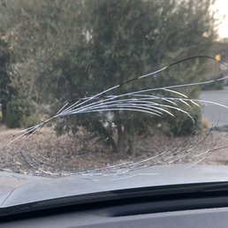 Before...wicked crack on the freeway!