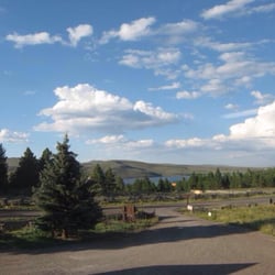 Panguitch Lake General Store - View from the front porch of the store.