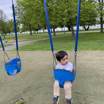 Riverside Park - My son on swing - Parks Near Me - Neenah, Wisconsin