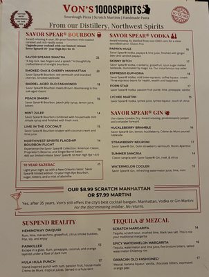 Menu photo 4 Von's 1000Spirits Kirkland, WA Menu photo 4 Von's 1000Spirits Kirkland, WA