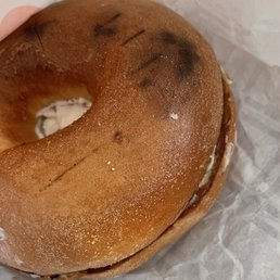 Burnt bagel