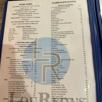 LouReda's an American Table - Drink menu - American Near Me - Rocky Mount, North Carolina LouReda's an American Table - Drink menu - American Near Me - Rocky Mount, North Carolina