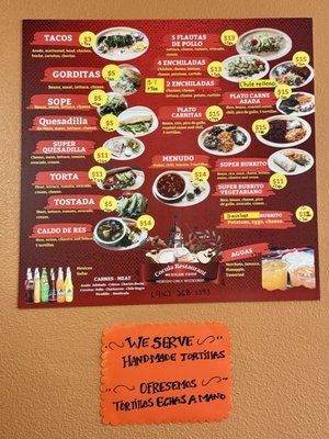 Menu photo 2 Cocula Restaurant Sacramento, CA