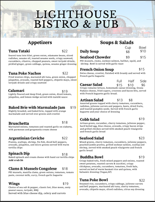 Menu photo 4 Lighthouse Bistro & Pub Nanaimo, BC