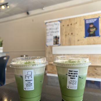 Caffeine Society - Salted Cheese Uji Matcha Latte - Coffee & Tea Near Me - Sacramento, California