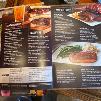 Ford's Garage Ft. Myers - The menu ... - Burgers Near Me - Fort Myers, Florida