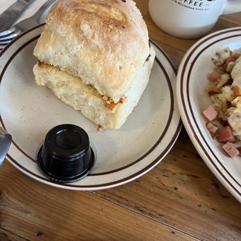 Wild Huckleberry - The biscuits are huge and delicious. Some of the best I've had! - Breakfast & Brunch Near Me - Wenatchee, Washington