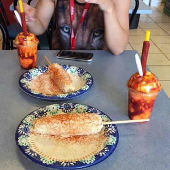 Morada Neveria - Mangonada and Elotes with the boyfriend. (: - Desserts Near Me - Stockton, California Morada Neveria - Mangonada and Elotes with the boyfriend. (: - Desserts Near Me - Stockton, California