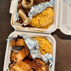 Bistek & Lechon Kawali w/ Java Rice