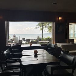The Sunset Restaurant at Beaver Island Lodge - View from the bar inside