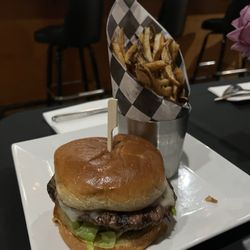 The Main Street Grill - Kids burger and fries