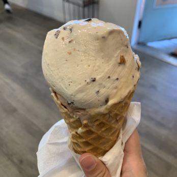 Orange Octopus - Waffle Cone with 2 scoops of ice cream: Chocolate Hazelnut and Butterscotch Swirl - Ice Cream & Frozen Yogurt Near Me - Sarasota, Florida Orange Octopus - Waffle Cone with 2 scoops of ice cream: Chocolate Hazelnut and Butterscotch Swirl - Ice Cream & Frozen Yogurt Near Me - Sarasota, Florida