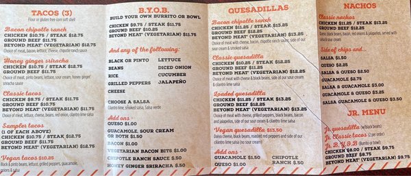 Menu photo 1 Dia De Los Burritos Pitman, NJ