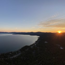 Lake Tahoe Paragliding - The view of Kings Beach during our flight!