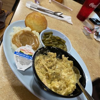 Janice's Diner - Chicken Casserole with mashed potatoes, green beans, and corn bread. - American Near Me - Cosby, Tennessee Janice's Diner - Chicken Casserole with mashed potatoes, green beans, and corn bread. - American Near Me - Cosby, Tennessee